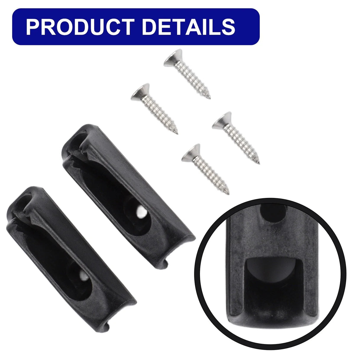 Self-locking Rope Screw Bolt for - 3mm Clam Cleat Cord Lock