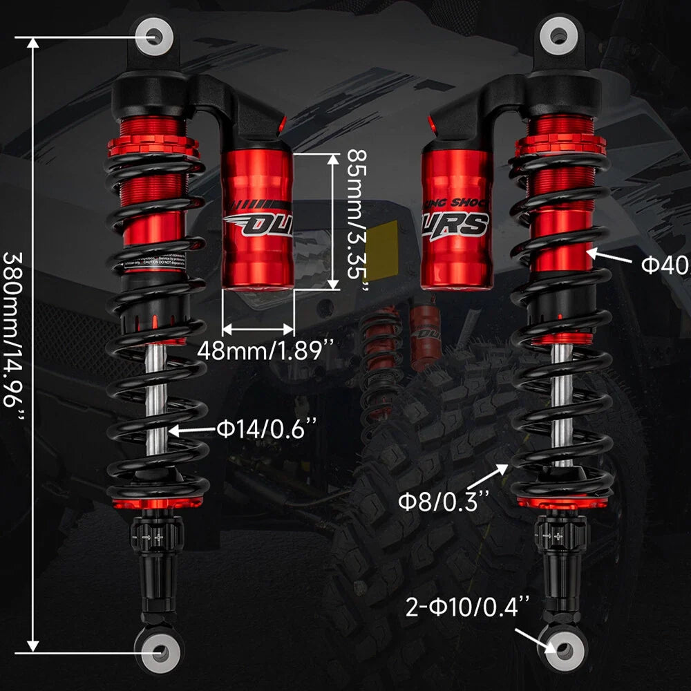 Stage 5 Performance Front Air Shocks for Polaris RZR 170 (2009–2021)