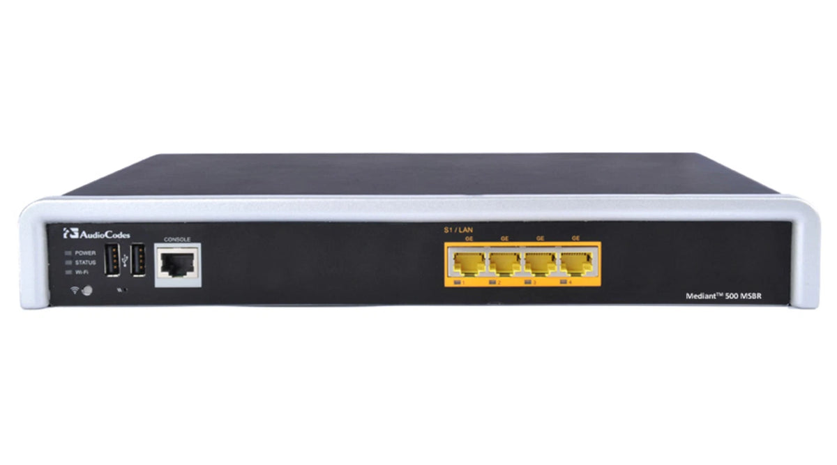Set of 4 AudioCodes Mediant 500 Session Border Controllers for M500-V-1ET