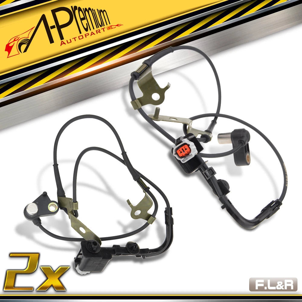 2X Front ABS Wheel Speed Sensor for Mazda 6 (2003–2008) GJ6A-43-70XA, GJ6A-43-73XA