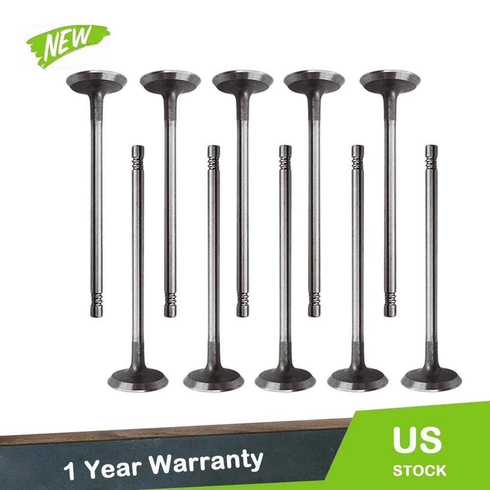 10PC Intake Valves for Volvo C30/70 V50/70 S40/60/70/80 XC70 6mm Stem 9454607