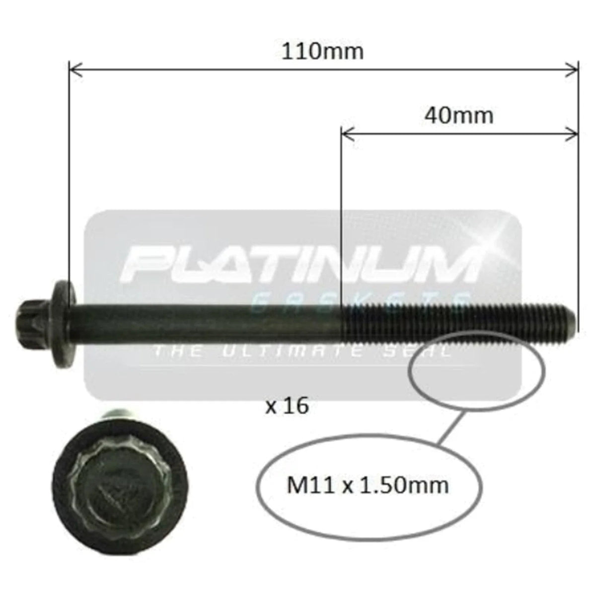 Engine Head Bolt Set for Toyota Avalon MCX10R 3.0L 1MZ-FE (2000–2005)