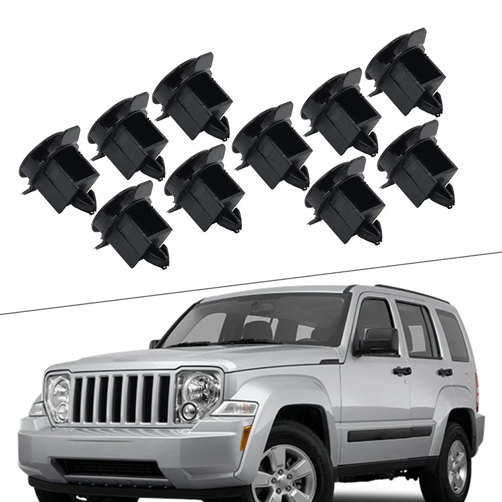 10Pcs Sill Rocker Panel Trim Clips for Jeep Liberty (2002–2013)