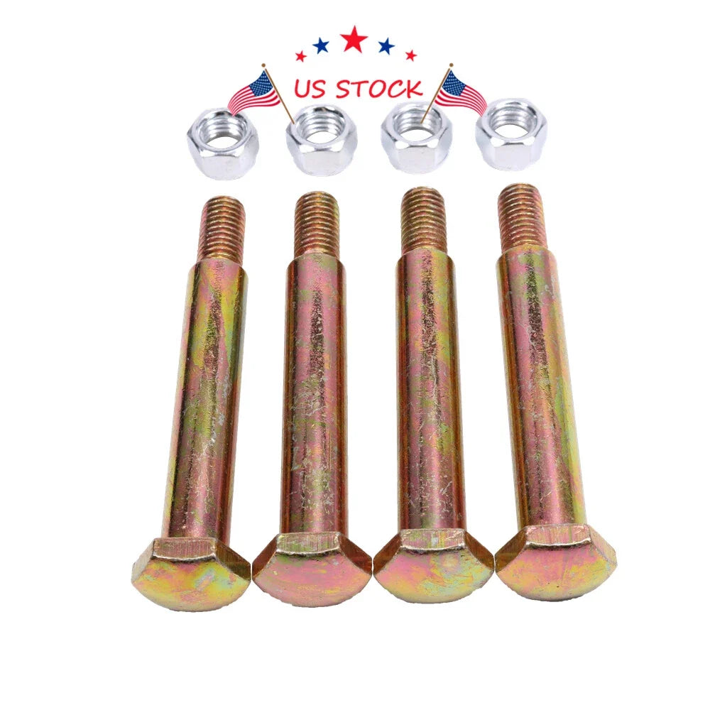 Set of 4 Mower Deck Wheels Bolts for RZT50 RZT54 LT1050 SLT1554