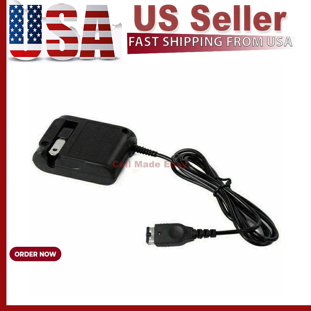 Wall Adapter Charger Cable for Nintendo DS Game Boy Advance GBA SP