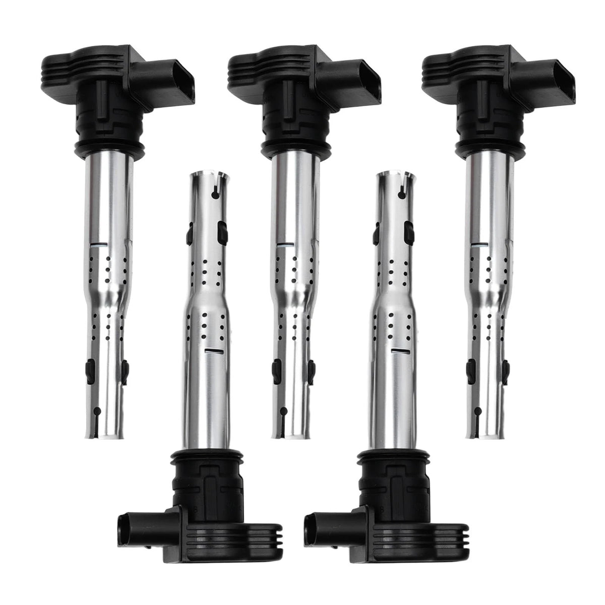 5pcs Ignition Coil for Audi TT 2005–2015, VW Beetle Golf Jetta 2.5L L5