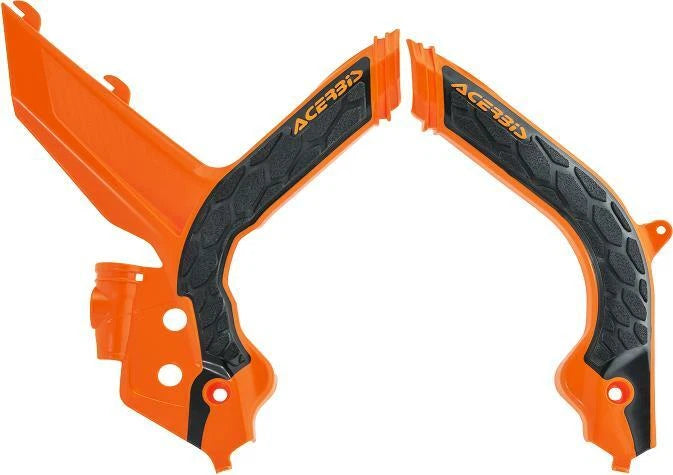 X-Grip Frame Guards for Acerbis (2783155225) - Orange/Black