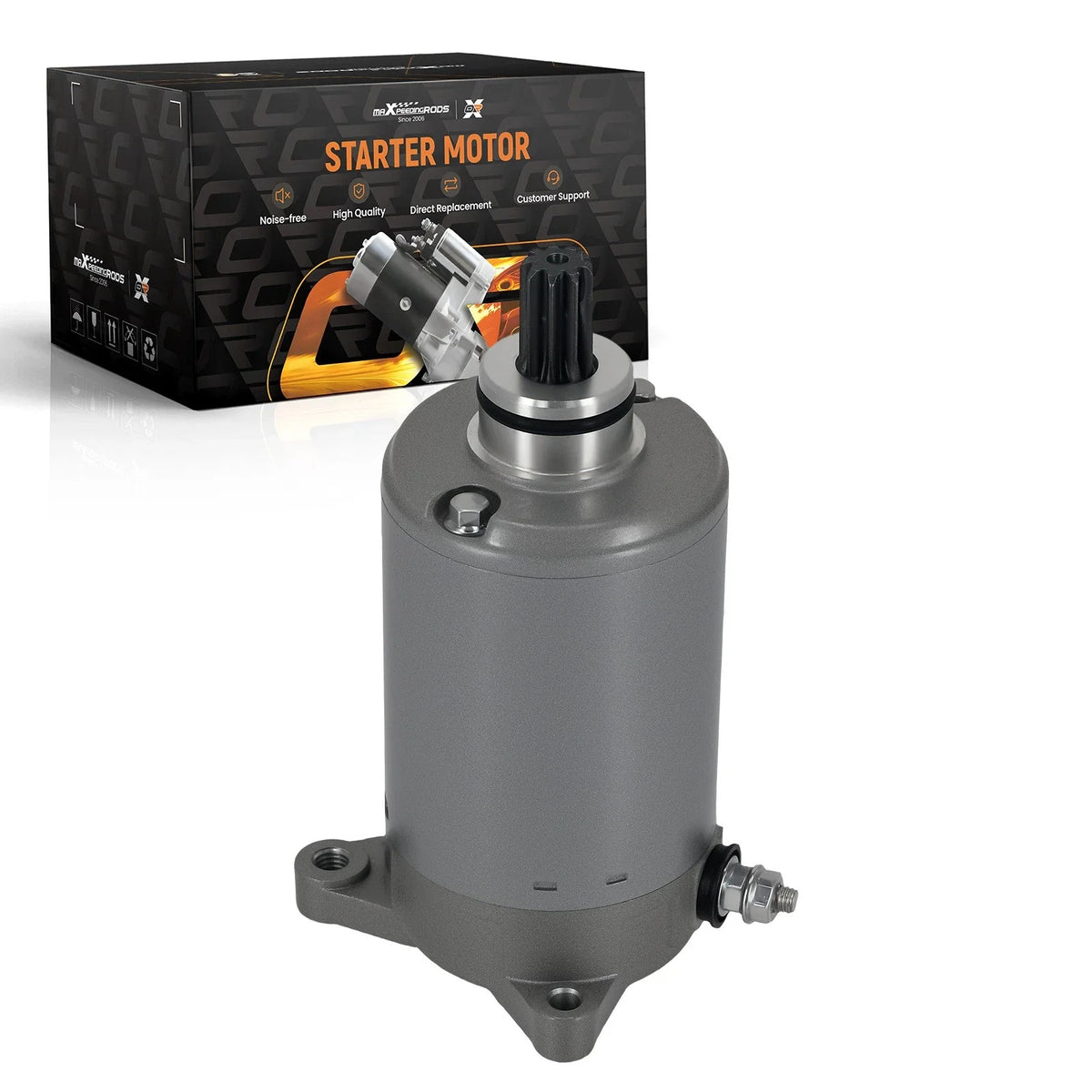Starter Motor for Can-Am Maverick 1000 (2013–2015) 420684566 12V 9 Teeth