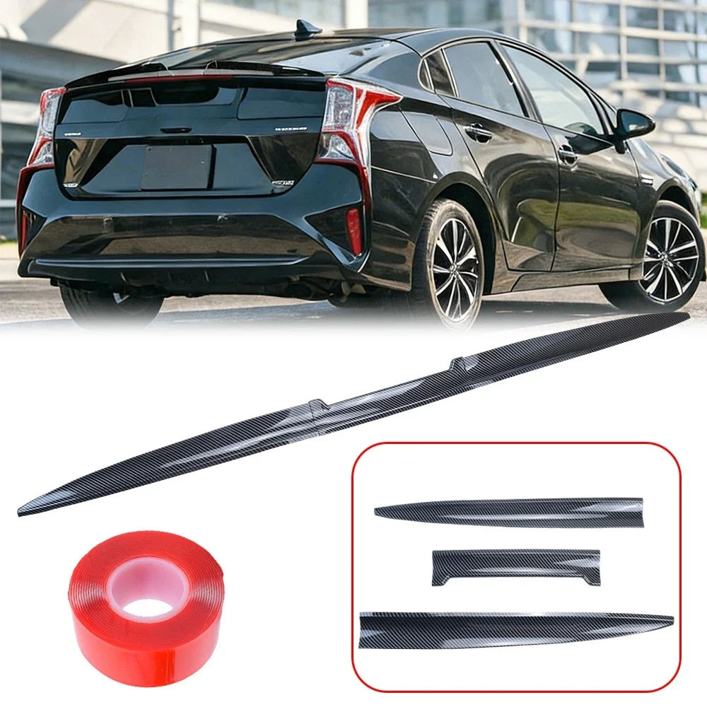 Carbon Fiber Rear Trunk Lip Spoiler Wing Universal