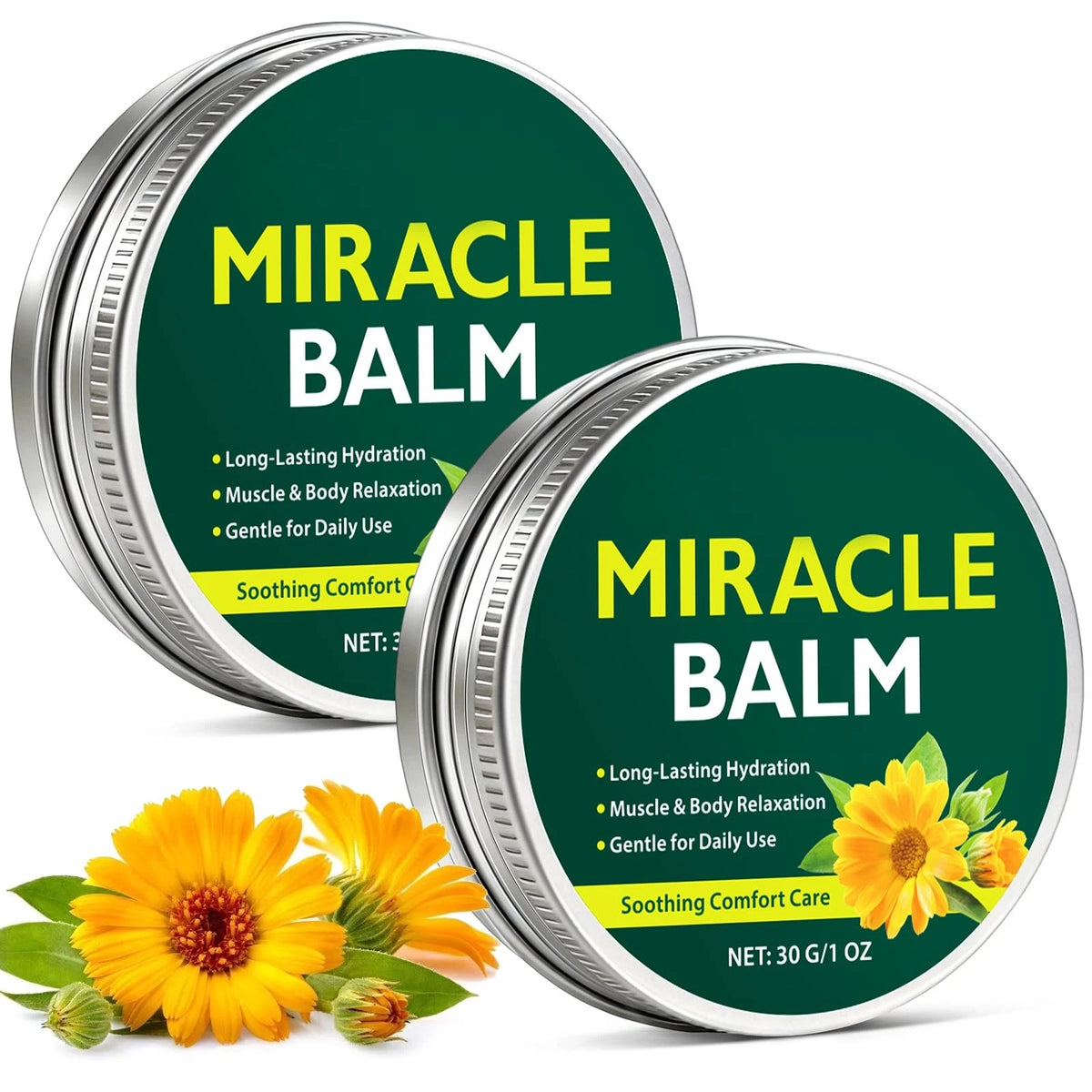 2X Miracle Balm for Swollen Legs, 1 Ounce (Pack of 2)
