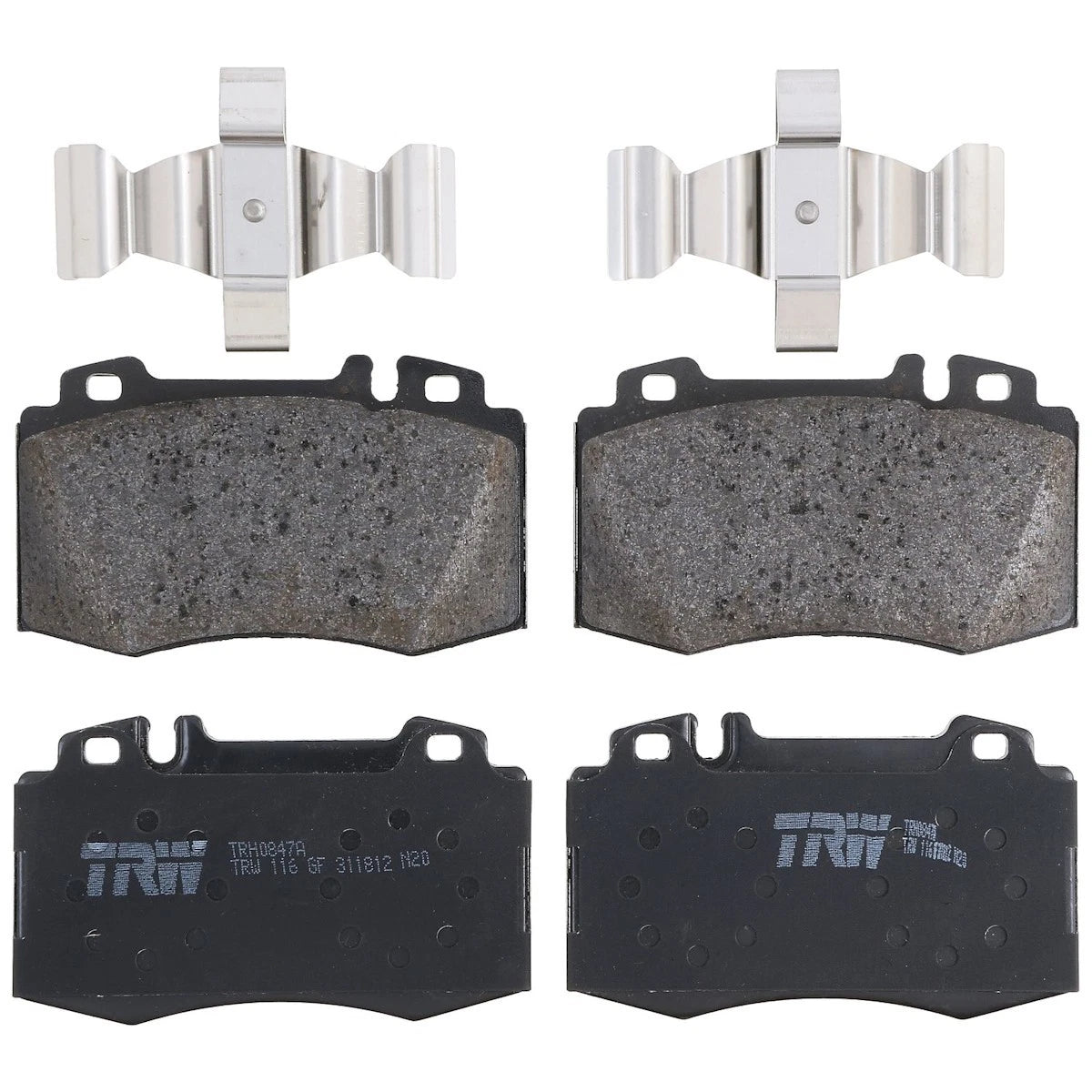 2X TRH0847A Brake Pad Set Front for MB Mercedes SLK Class (2000–2012)