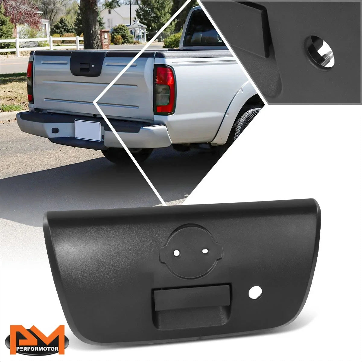 Rear Door Tailgate Handle w/ Keyhole for Nissan Frontier (2001–2004)