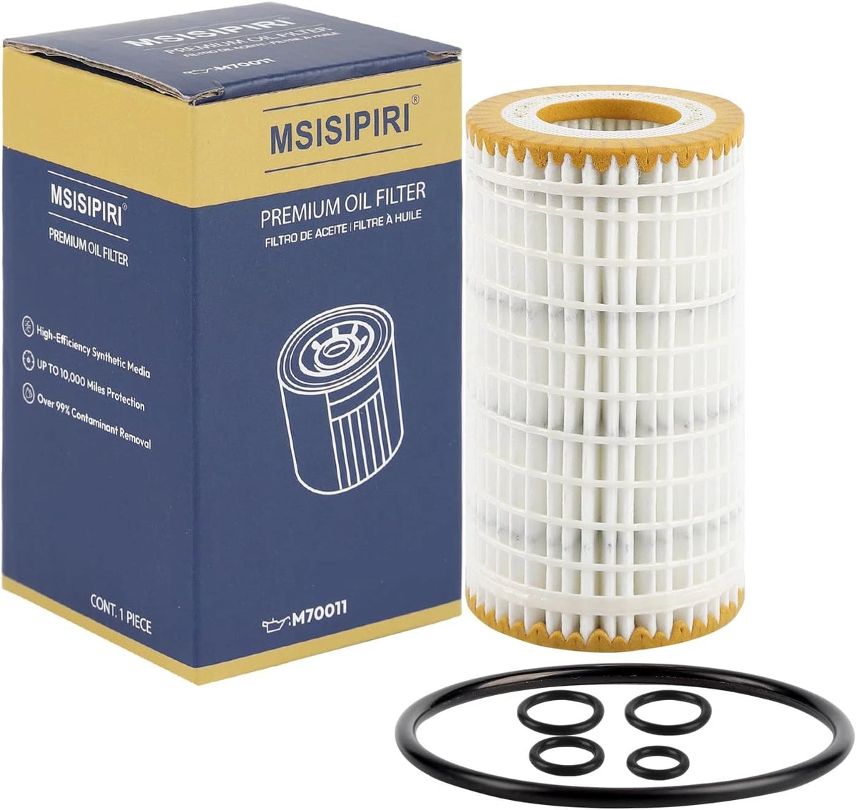 Premium Oil Filter for Mercedes-Benz C280 C300 C350 E300 E320 E350 E500 (M70011)