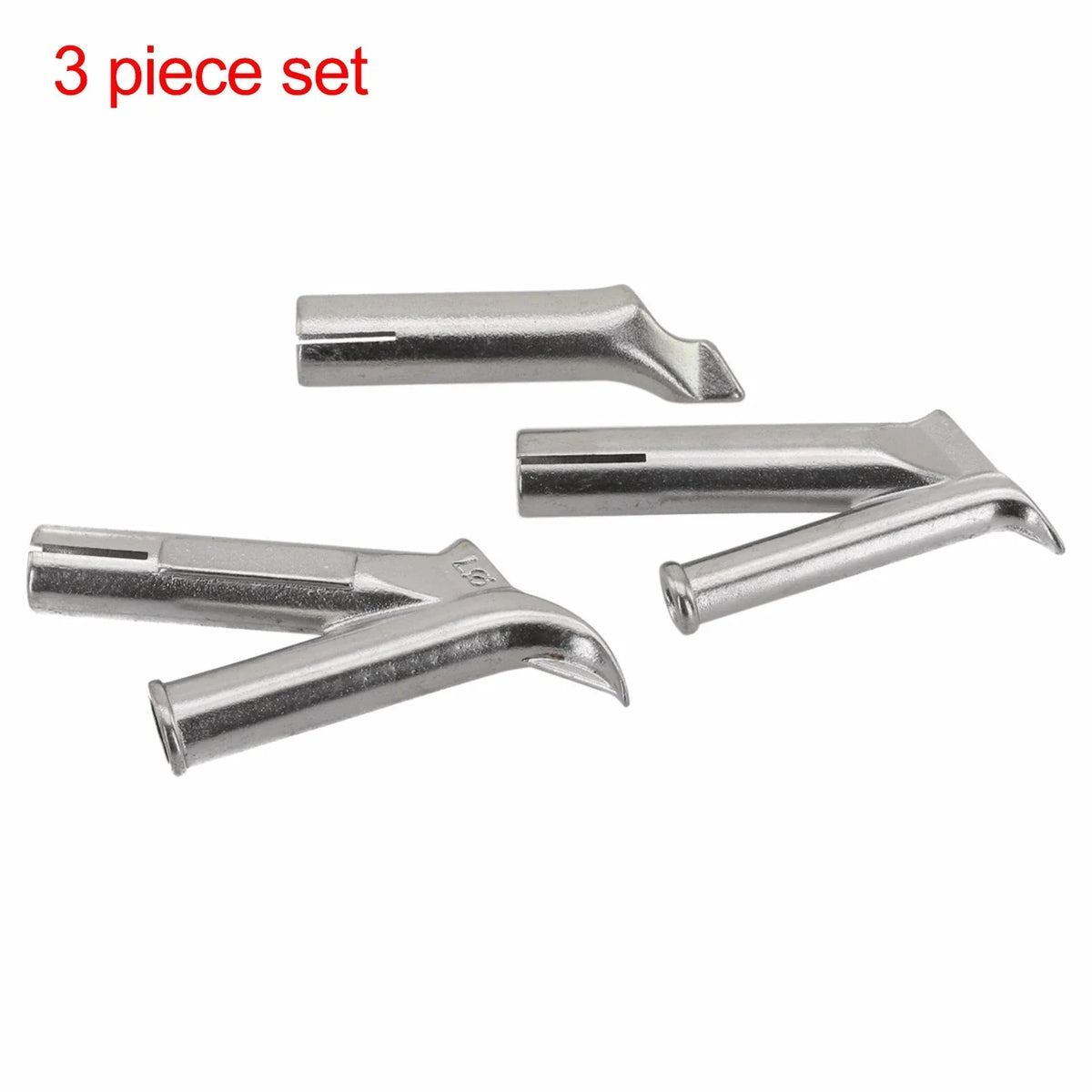 Set of 3 Welding Nozzles for PVC and Polycarbonate