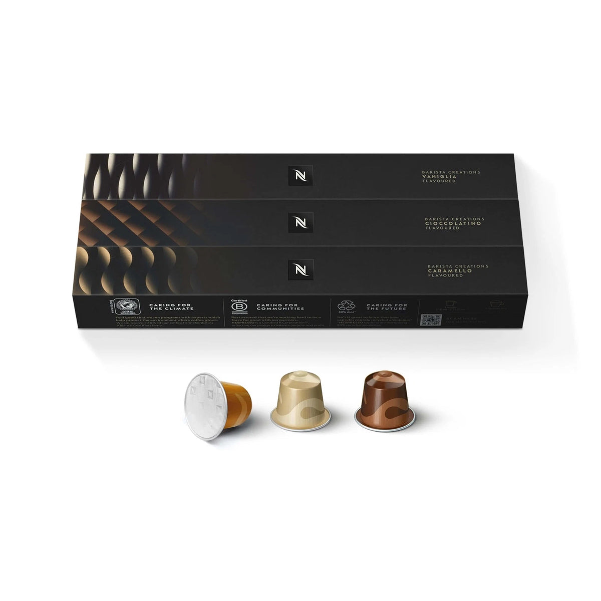 30 Ct Nespresso Capsules Original Line Barista Flavored Medium Roast