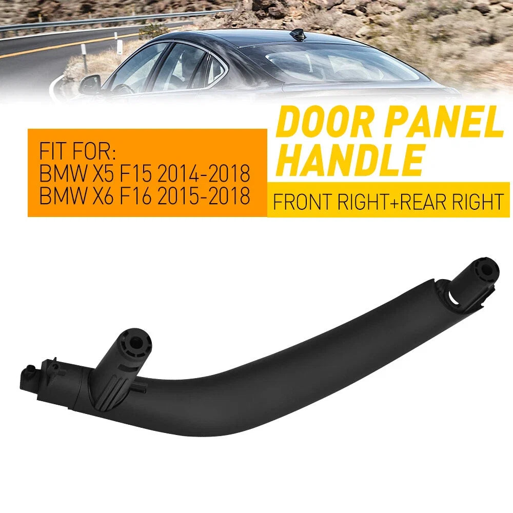 Inner Door Panel Handle Pull for BMW X5 X6 (2014–2018) Right Side Black