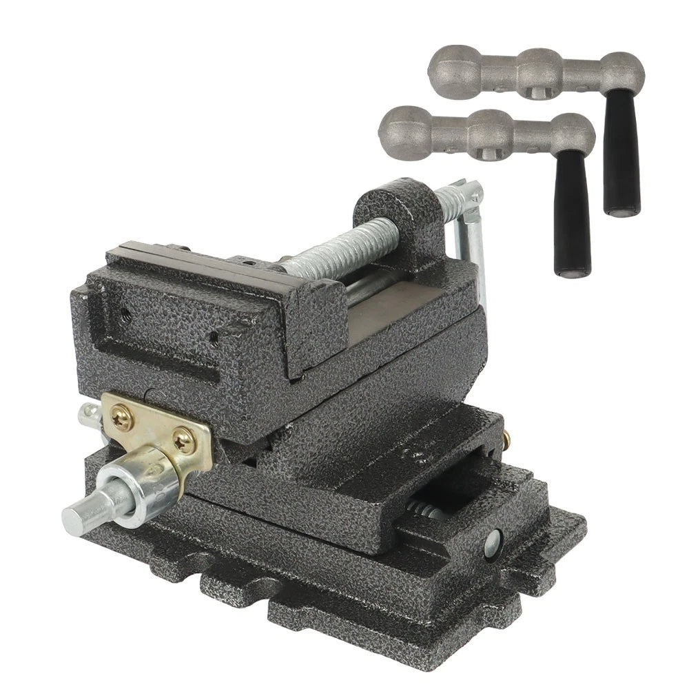 3 Inch Cross Slide Vise for Drill Press - 2 Way X-Y Clamp