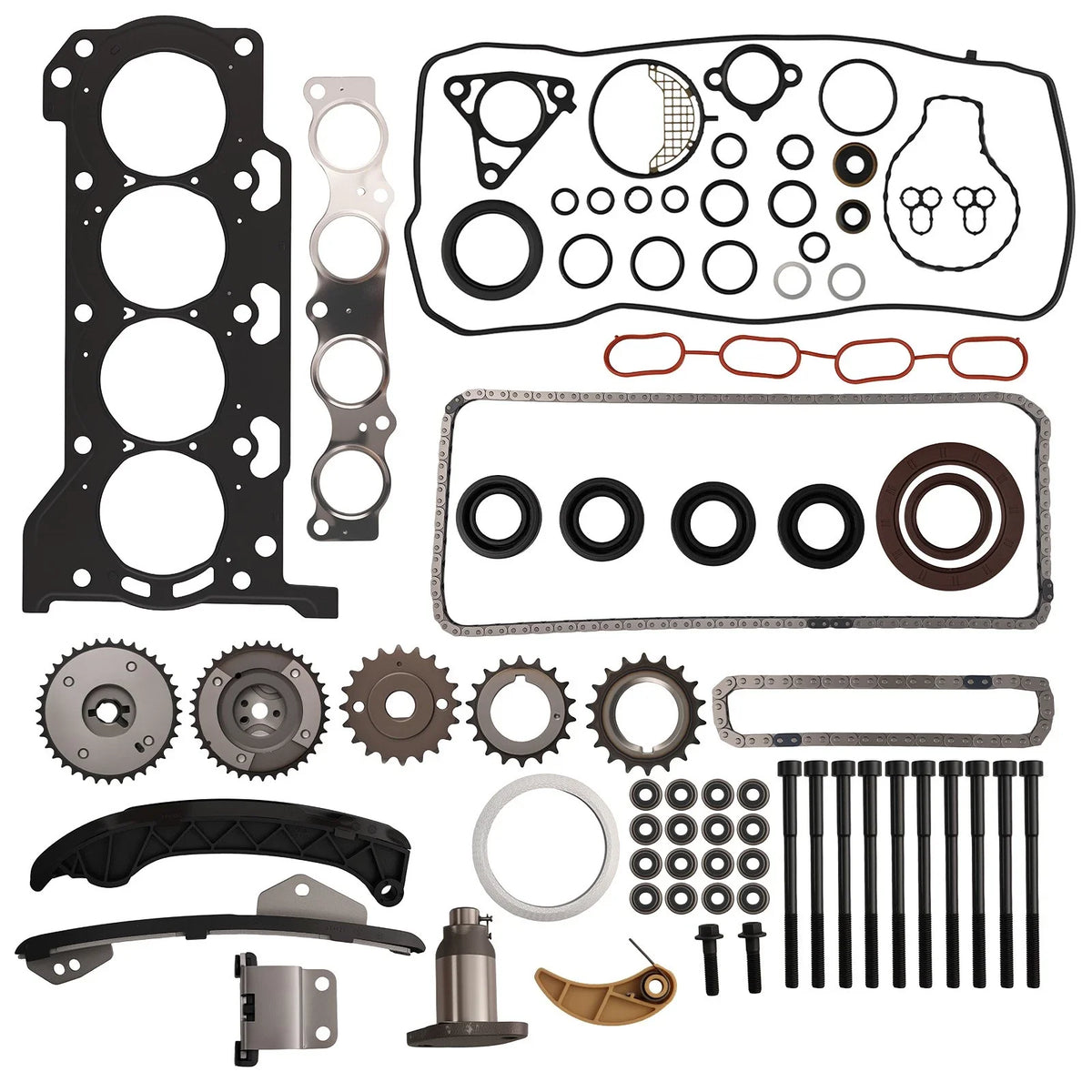 Timing Chain w/VVT Gears & Head Gasket Set for Toyota Prius Prius V (2010–2015)