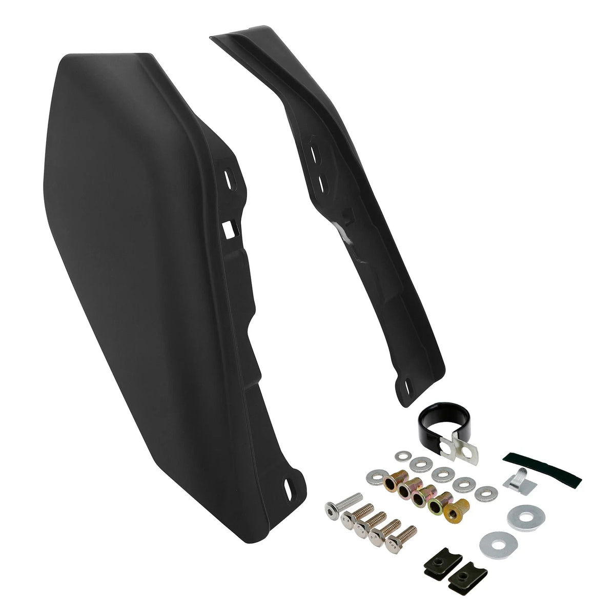 Matte Black Mid-Frame Air Deflectors for Harley Touring Electra Glide (2017–2023)