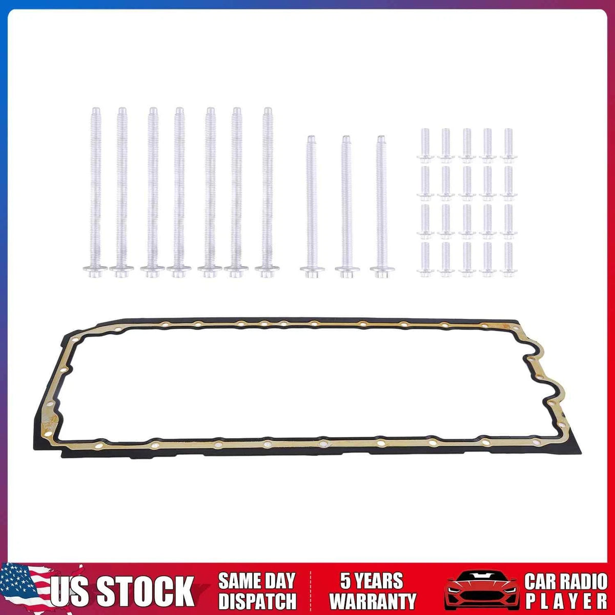 Oil Pan Gasket Bolt Kit for BMW E88 E90 E61 E84 E86 E89 (11132210959, 11137548031)
