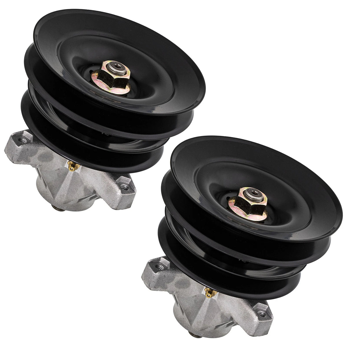 Deck Spindle Double Pulley Set for Yard-Machines (2-Pack) 618-0269 618-0429 918-0269 918-0429A