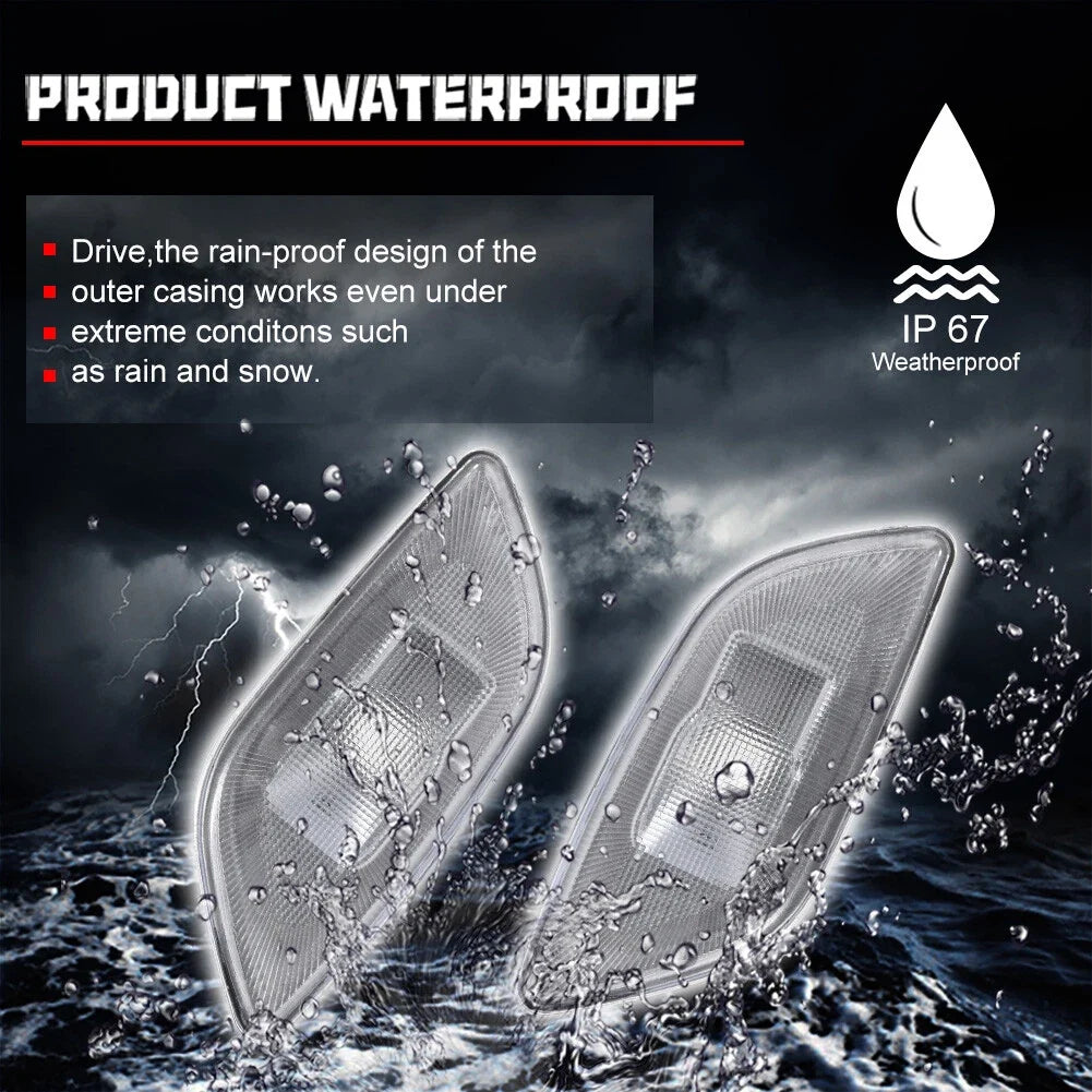 Clear Side Marker Signal Lights for Subaru Impreza WRX/RS/TS/Outback (2002–2003)