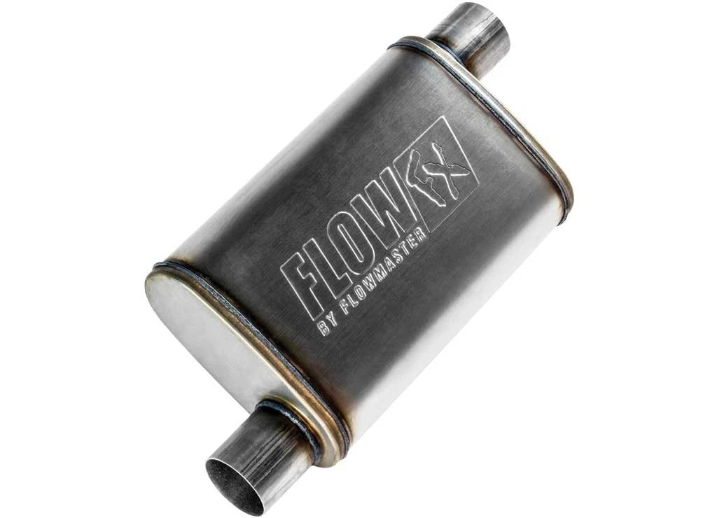 Flowmaster 71236 FX Oval Muffler for Universal Fit (2.5" Offset Inlet/Outlet)