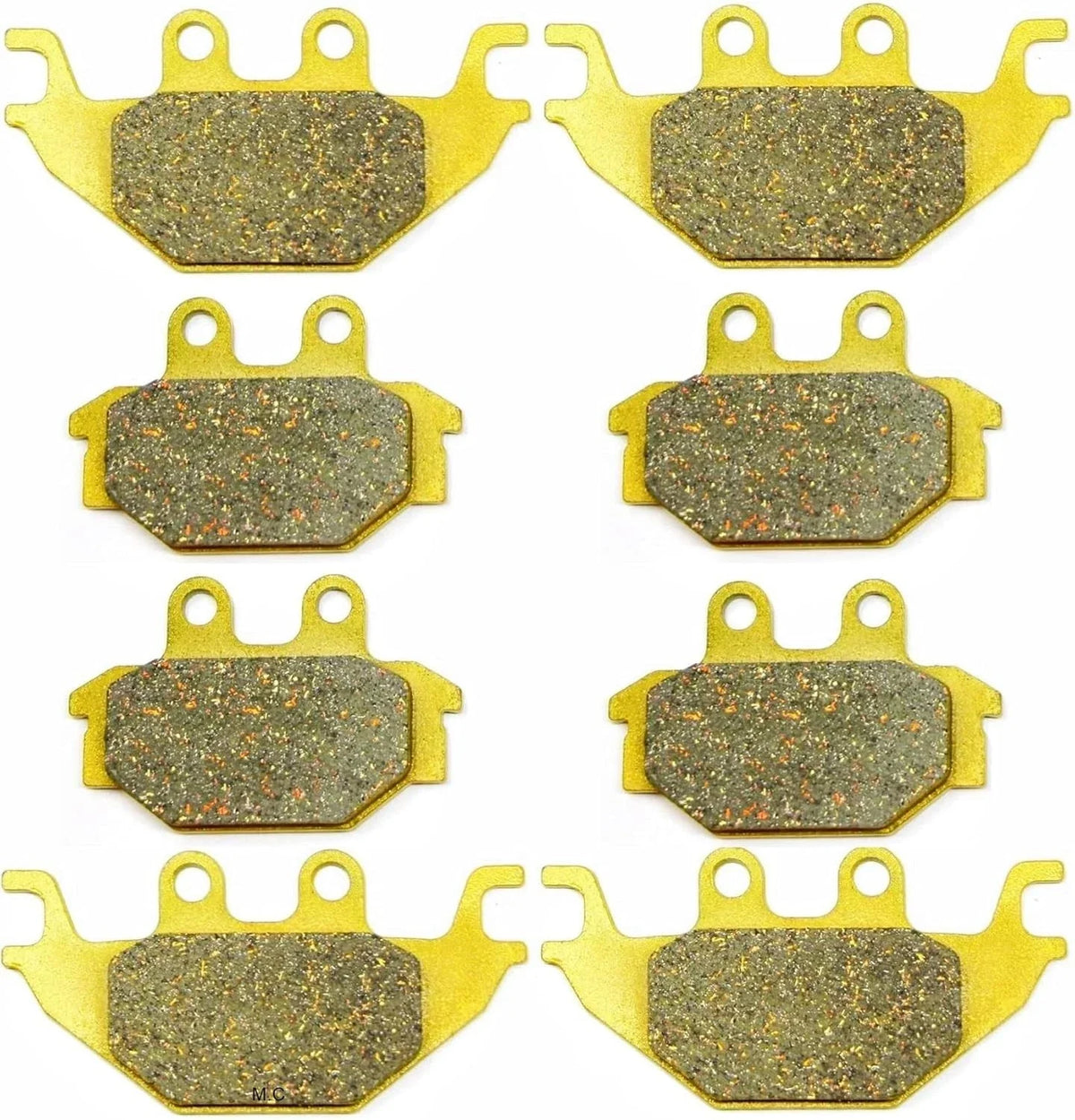 MC Front Rear Brake Pads for Arctic Cat 250 300 2x4 Utility (2006–2009)