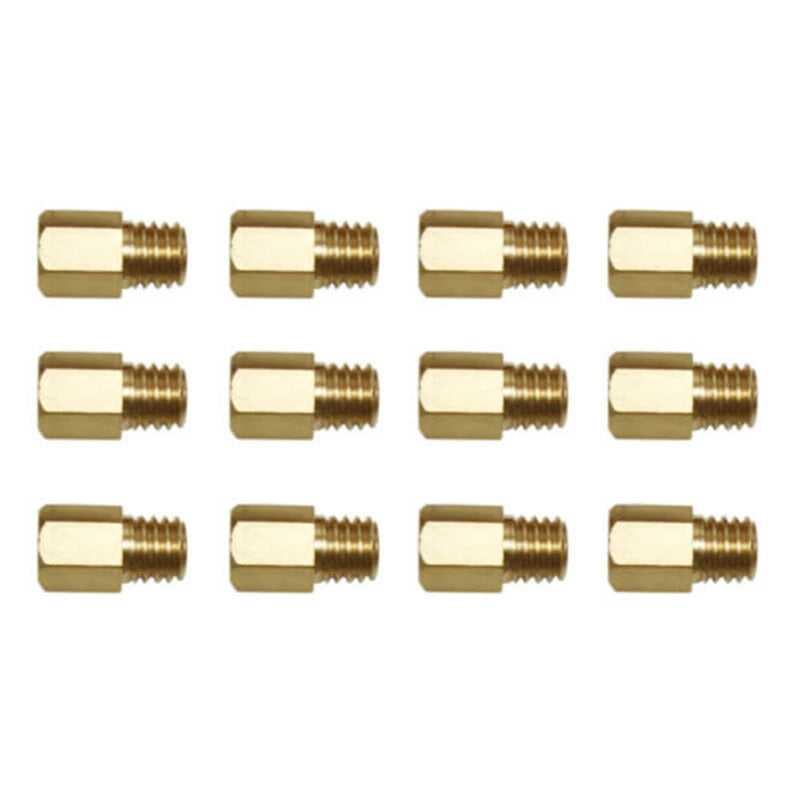 12pcs Carburetor Main Jets for MIKUNI VM/TM/TMX (#330 #340 #350 #360 #370)