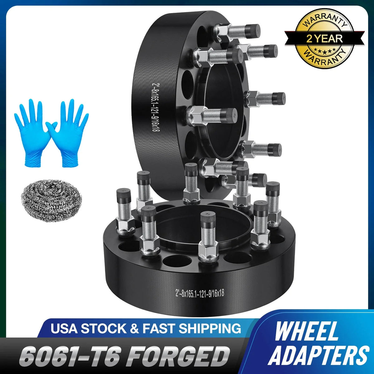 2x 2 Inch Hubcentric Wheel Spacers 9/16" for Ram 2500 (2011–2012)