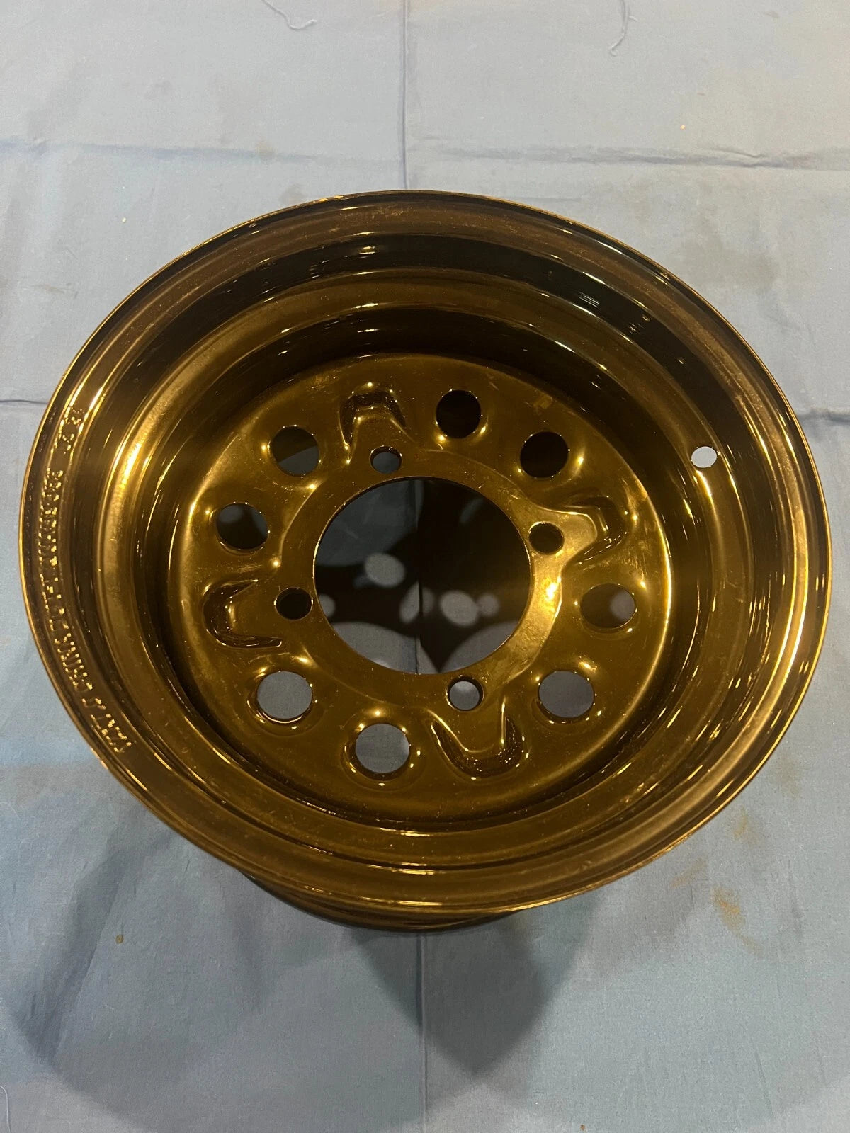 ITP Delta Steel Wheel 12x7 Black 4/137 (10mm) for