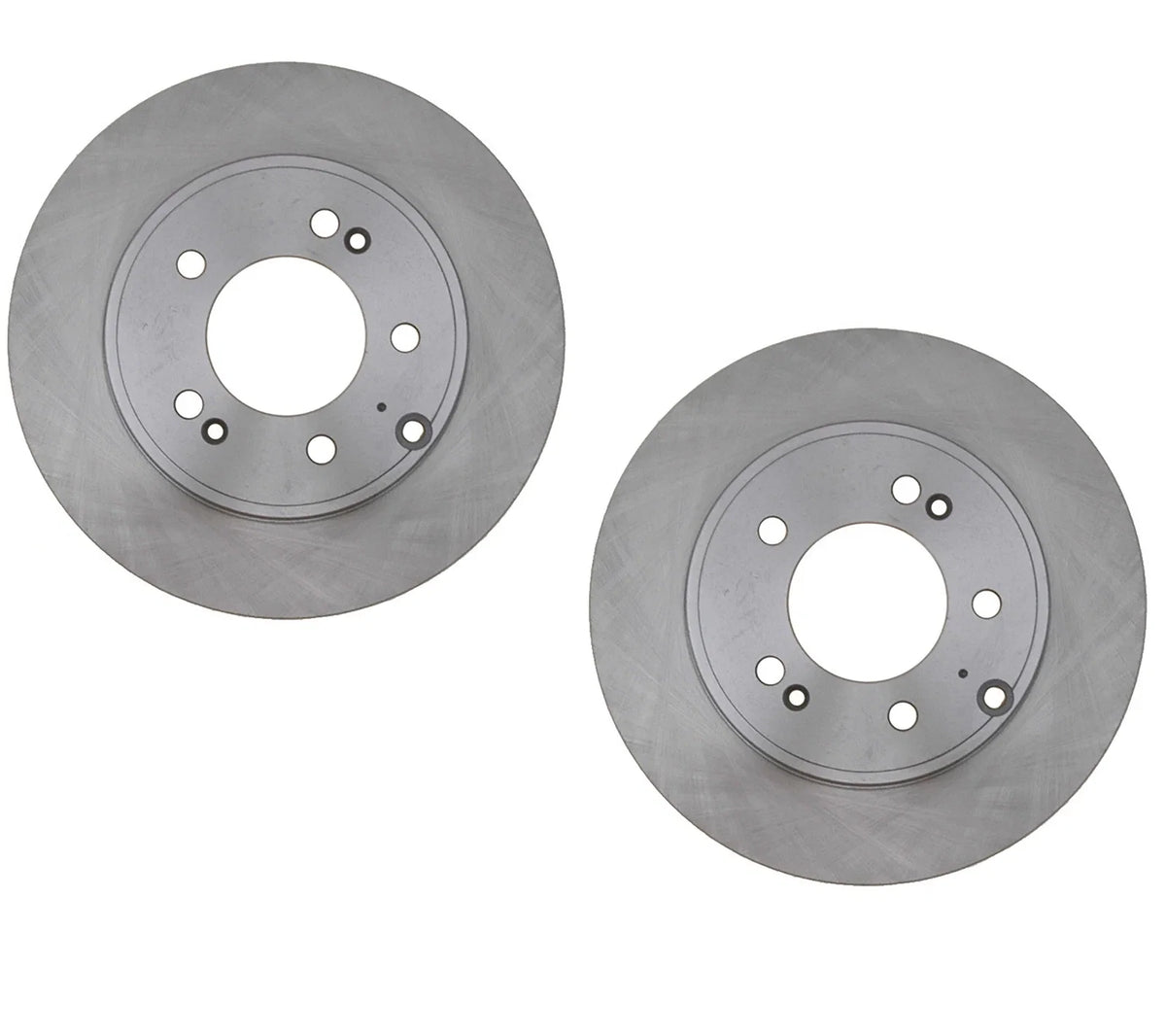 Set of 2 Solid Rear Disc Brake Rotors Dia 282 mm for Kia Optima (2017)
