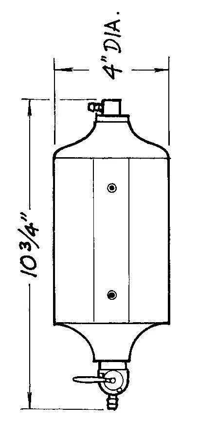 1qt Black Radiator Catch Can for JAZ 600-025-01