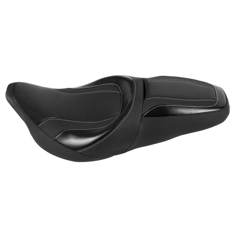 Rider Driver Passenger Seat for Harley Touring Models (2009–2023) Black