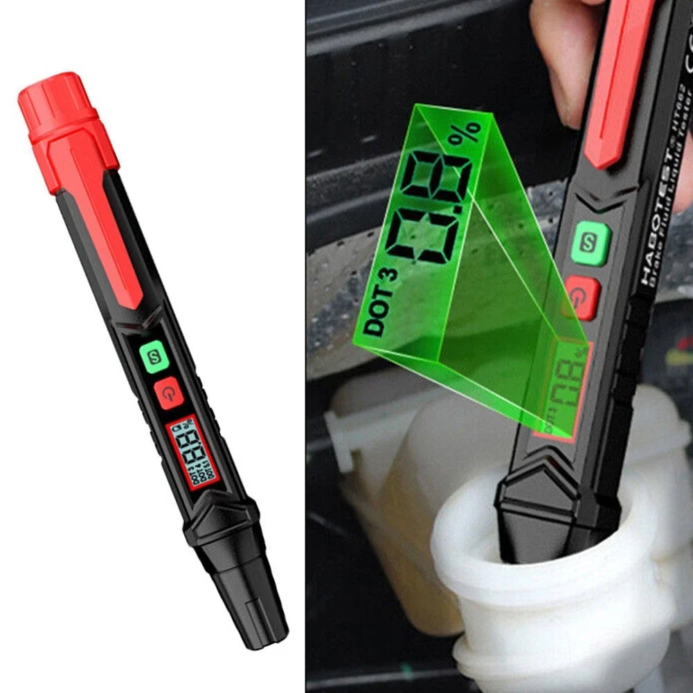 Auto Brake Fluid Tester for DOT3/DOT4/DOT5 (High Definition Backlit Display)