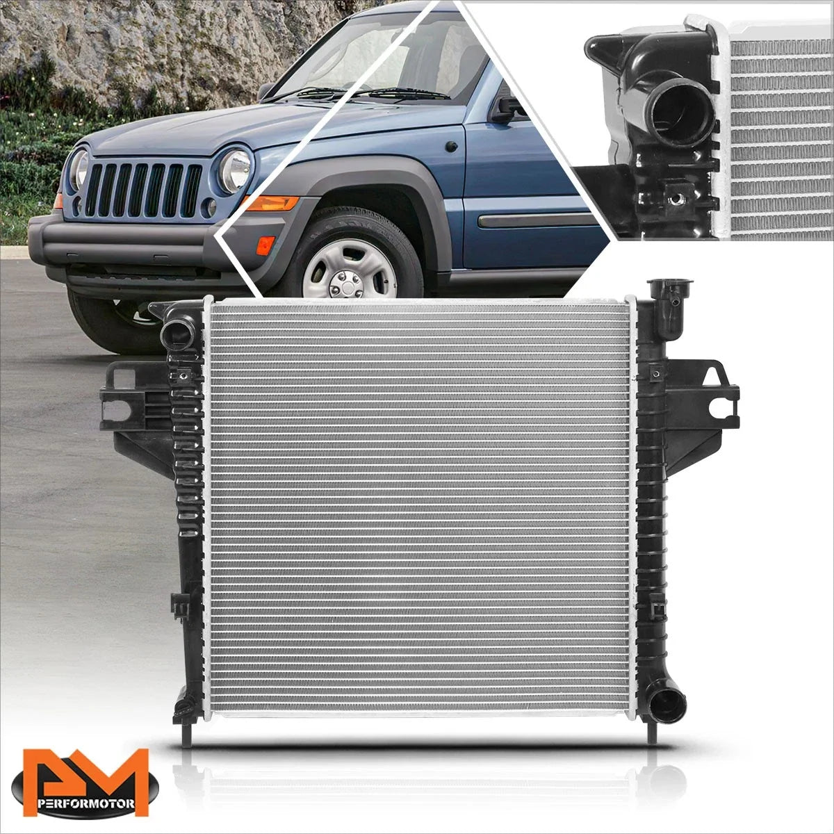 Aluminum Core Cooling Radiator for Jeep Liberty (2007) DPI-2975