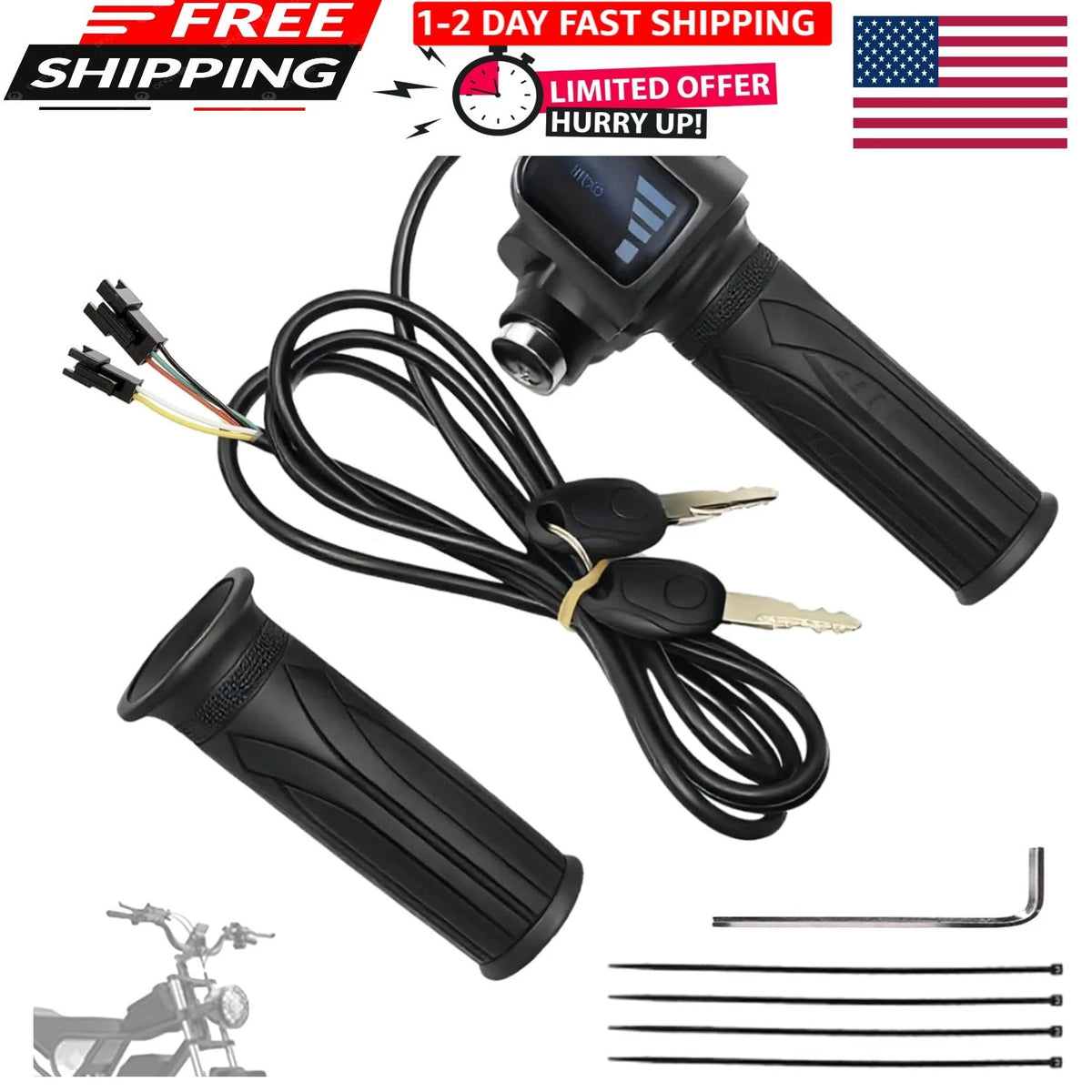 Ebike Full Twist Throttle for Ridstar Q20 (48V)