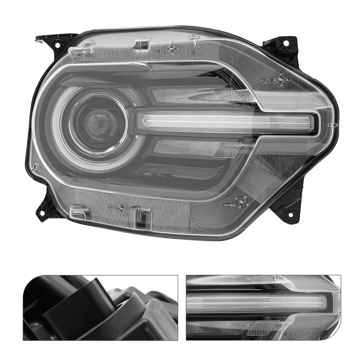 Full LED Headlight Assembly Lamp Right Passenger for Ford Bronco Sport (2021–2024) M1PZ13008F