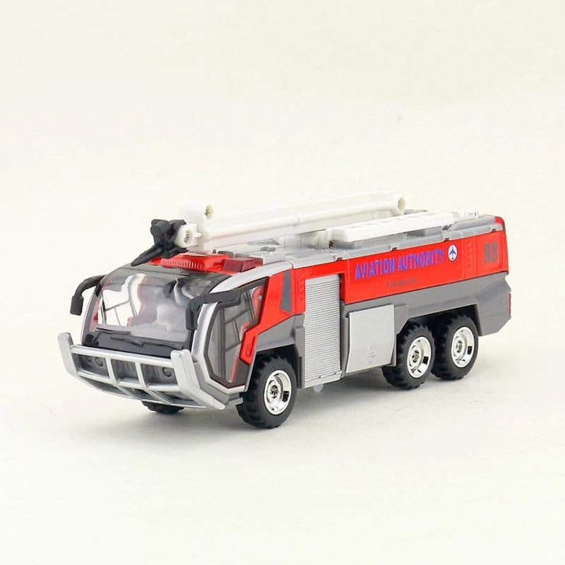Alloy Car Airport Fire Truck Model for Kids - Engineering Sound Toy