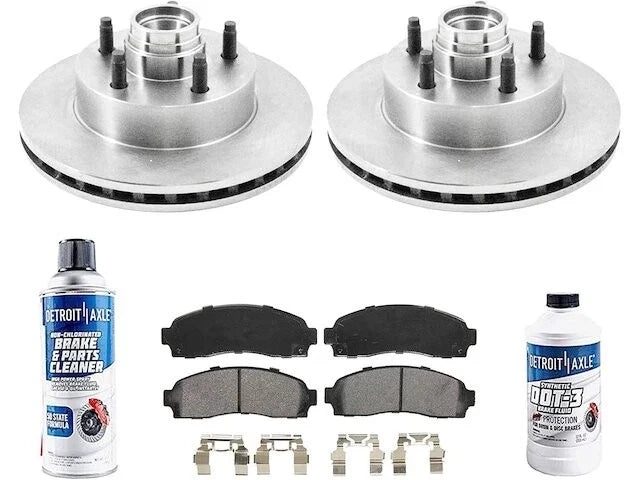 Front Brake Pad and Rotor Kit for Mazda B4000 (2003–2005, 2010) TB838SC