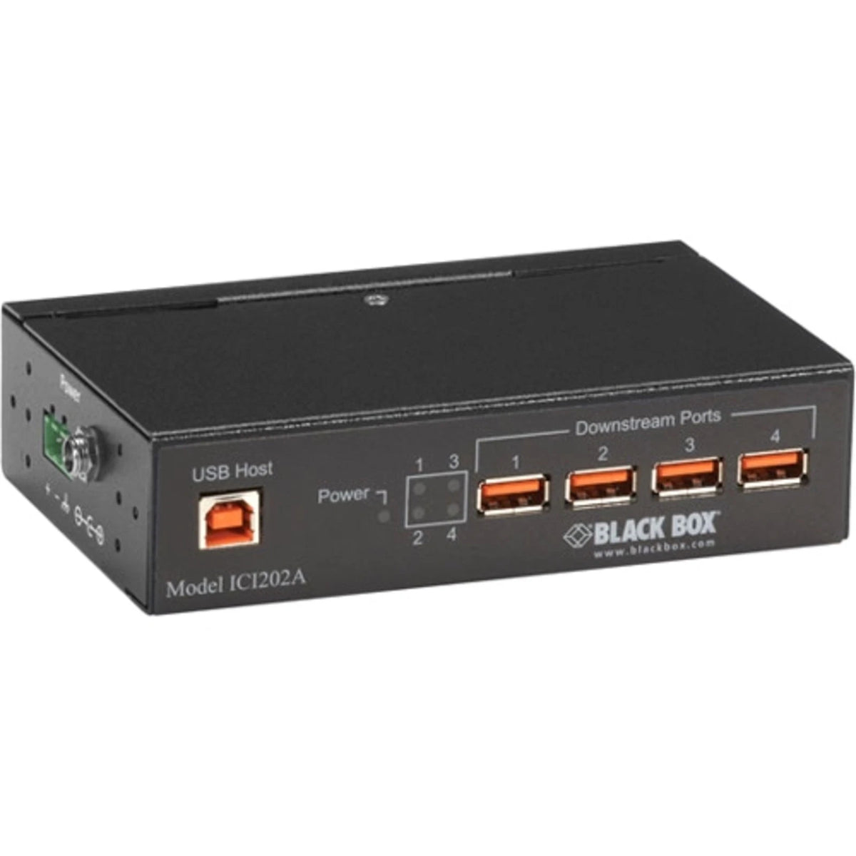 4-Port USB 2.0 Hub with Isolation for Black Box ICI202A