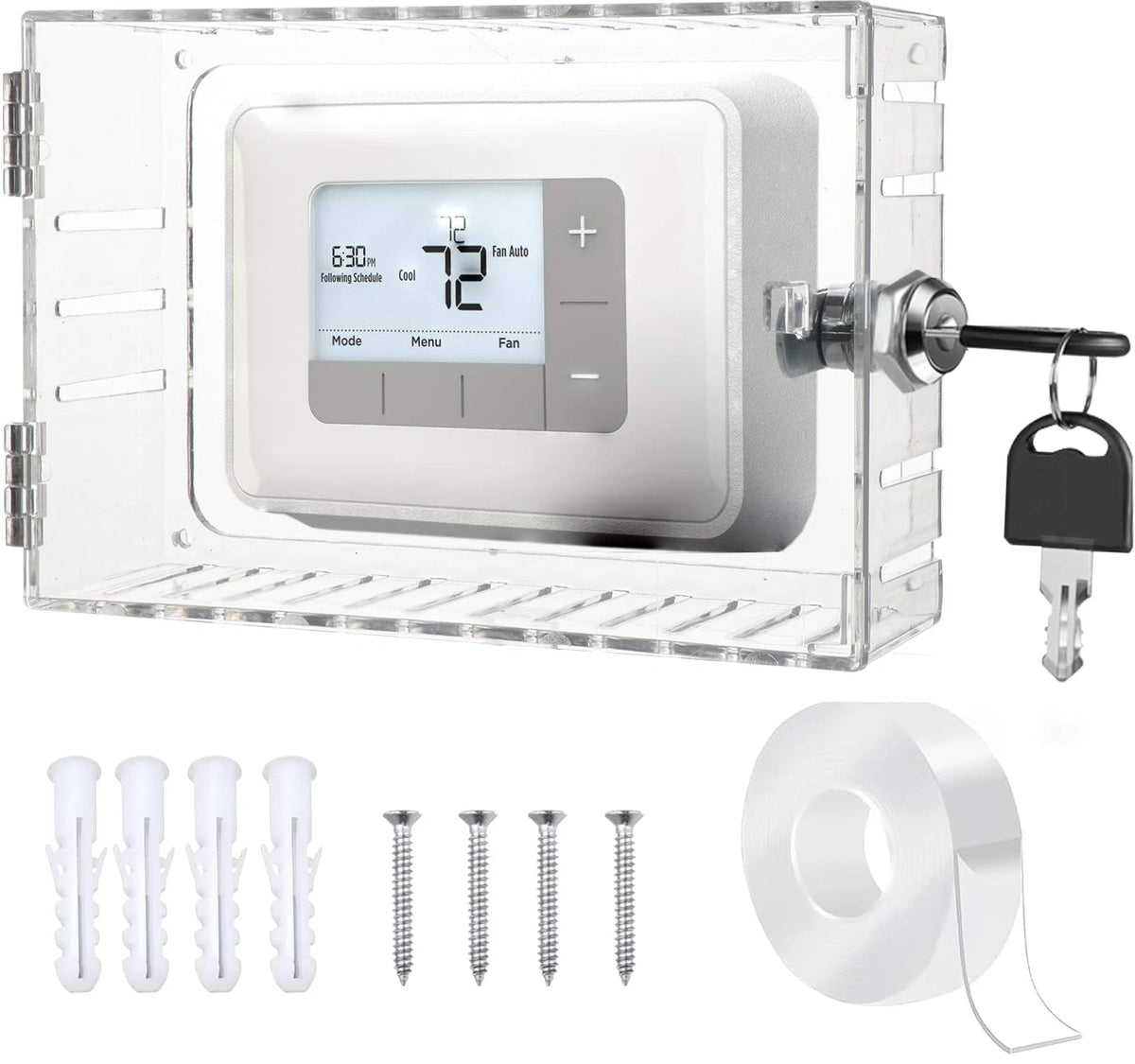Thermostat Lock Box for GYFVBH (Large Transparent)