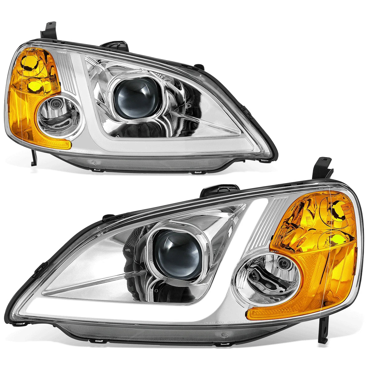 LED Bar Projector Headlight for Honda Civic Sedan/Coupe (2001–2003)