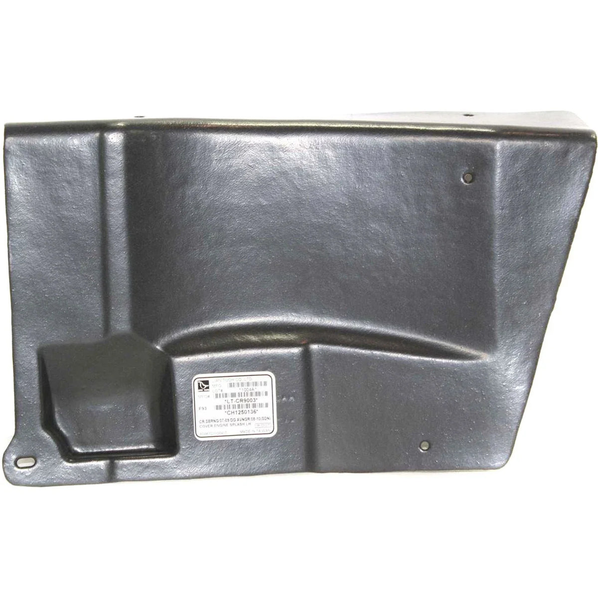 Set of 2 Engine Splash Shields for Driver & Passenger Side