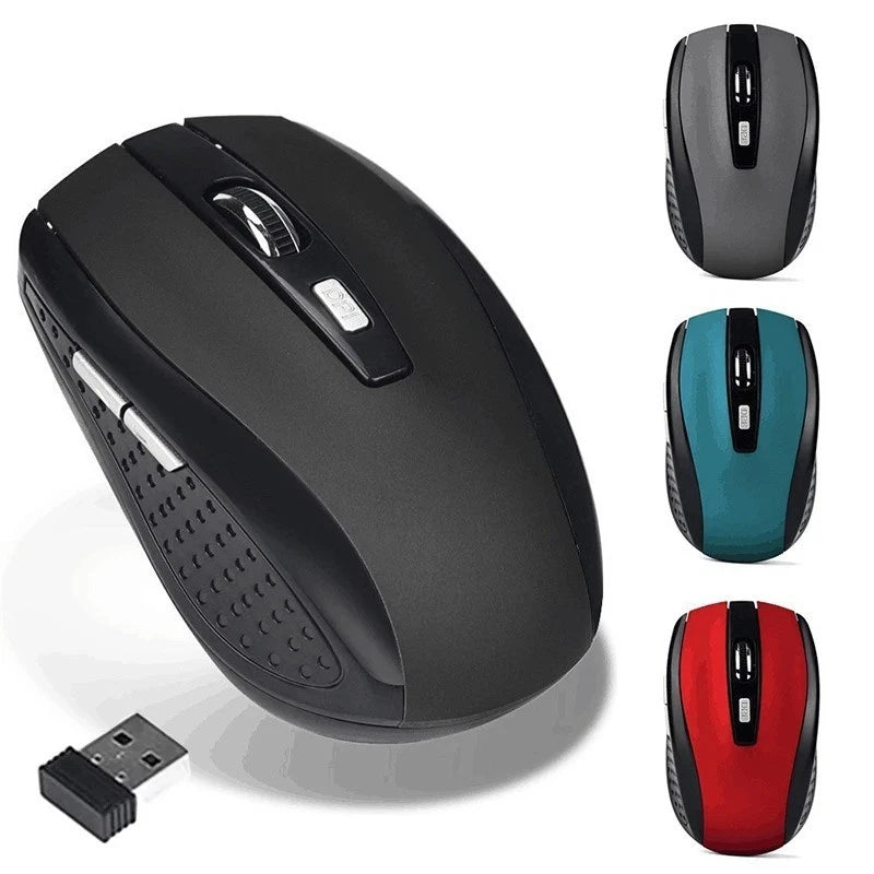Wireless Optical Mouse for Laptop PC (2.4GHz, DPI)