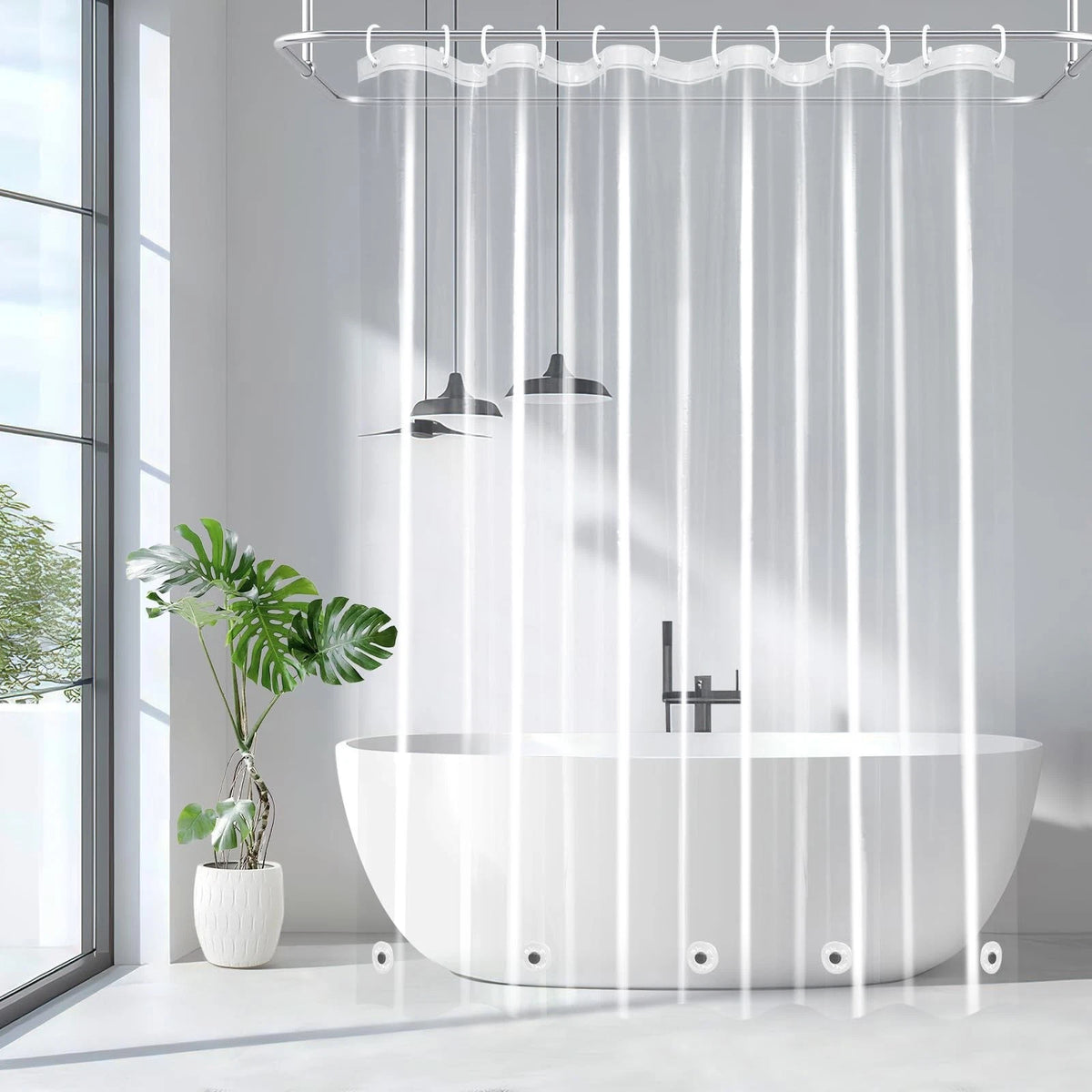 Clear Shower Curtain Liner for EurCross 9G (72"W x 78"L)