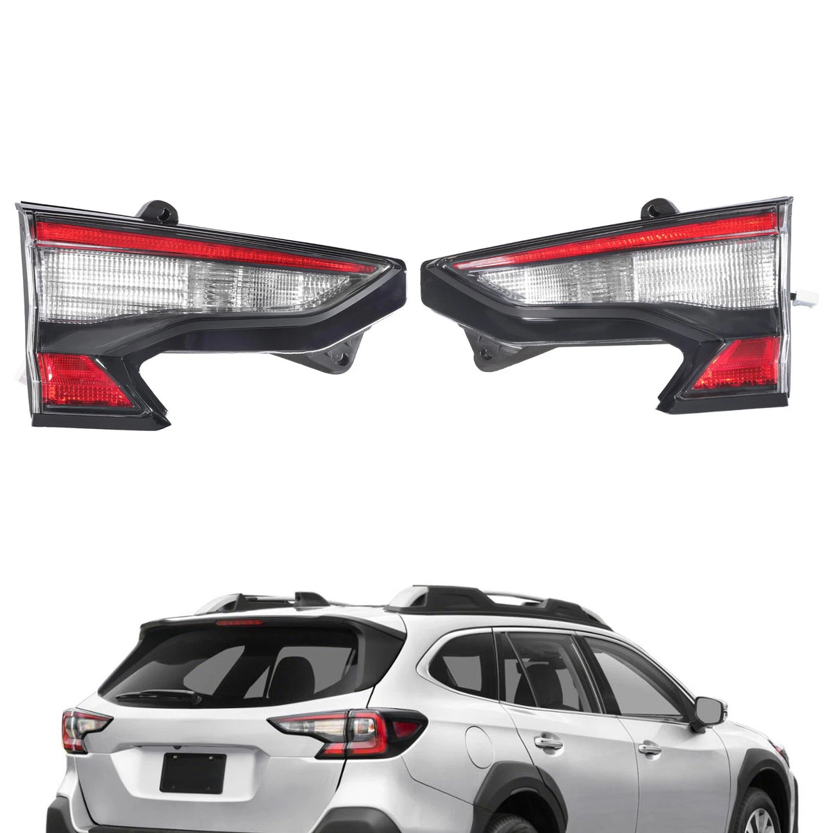 2X Tail Lights INNER for Subaru Outback (2020–2025) BCK97955K LED