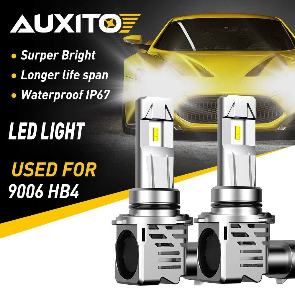 AUXITO 9006 HB4 LED Headlight Bulb Kit for Low Beam (24000LM, 6500K)