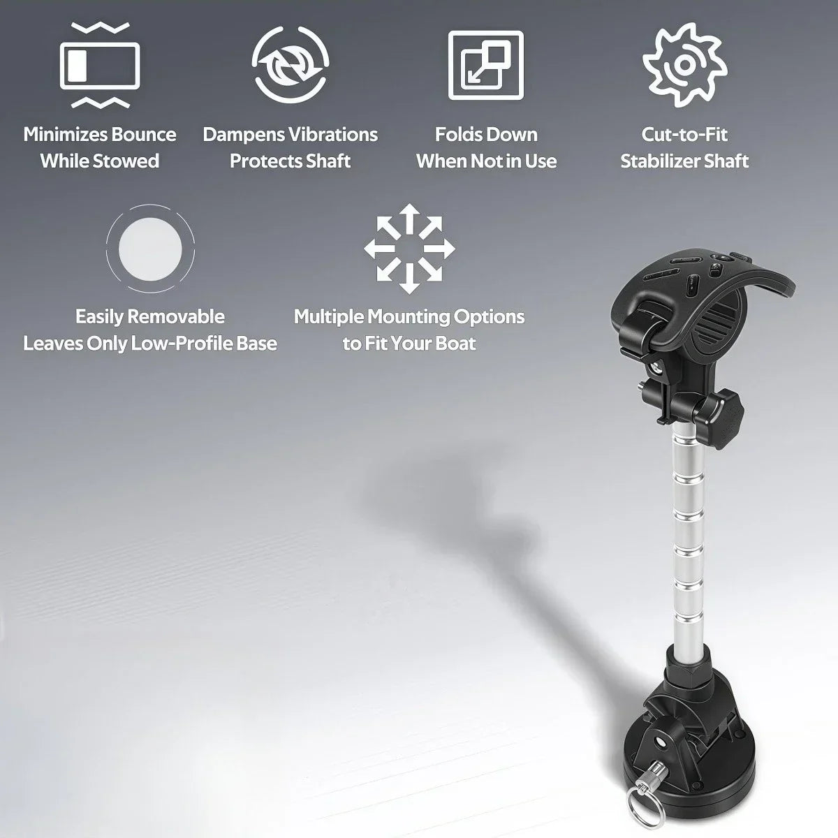 Trolling Motor Stabilizer Mount for Minn Kota Terrova Ulterra
