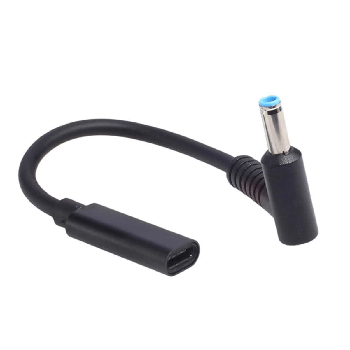 Type-C Female to DC 4.5mm x 3.0mm Power PD Fast Charge Cable for HP Laptop